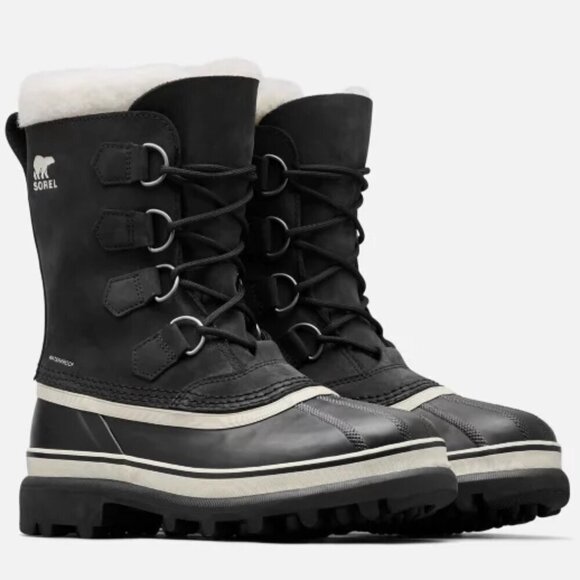 NWT - Sorel - CARIBOU Women's Black Waterproof Boot – Size 8 - Picture 1 of 3
